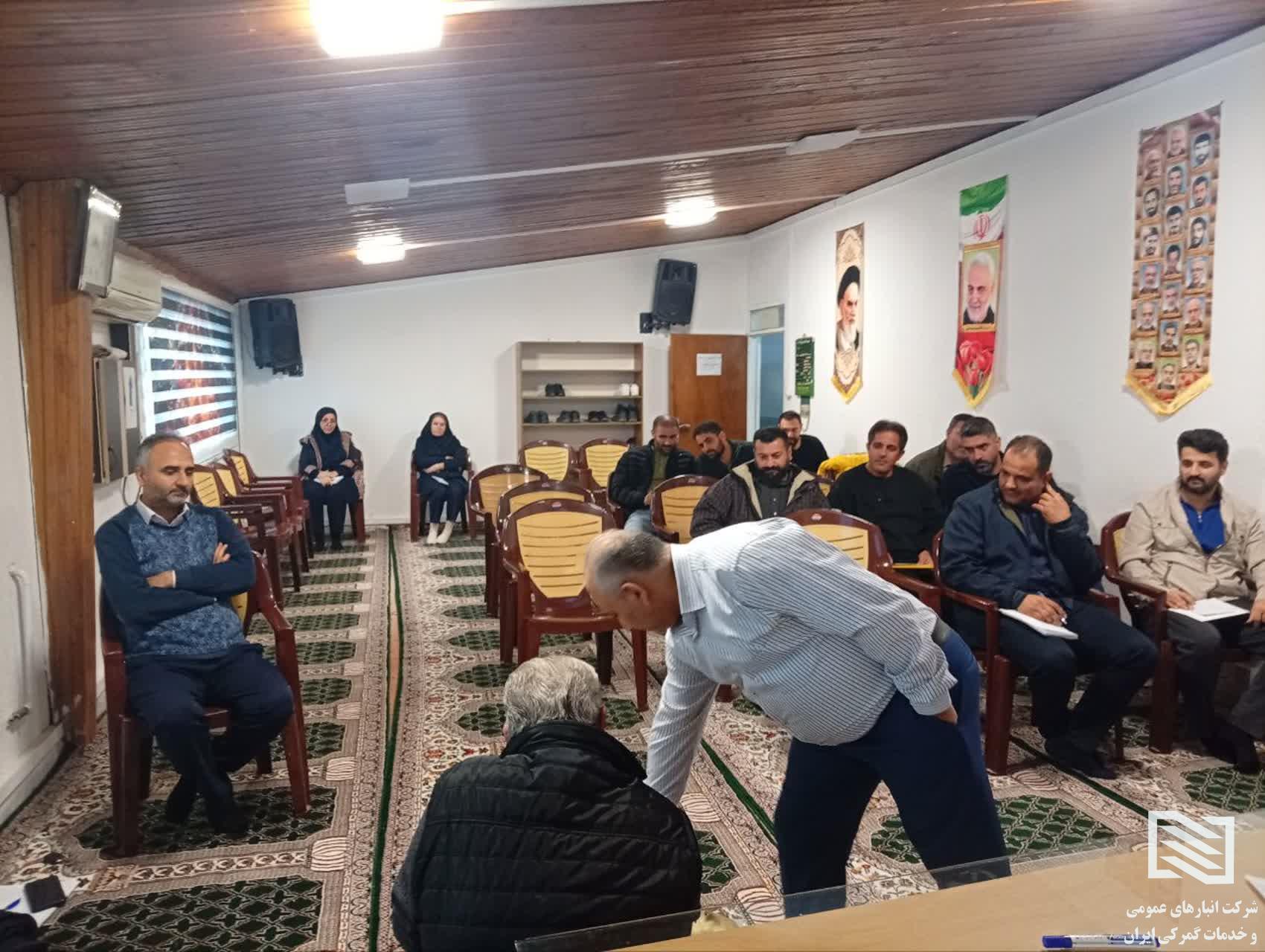 برگزاری دوره آموزشی کمک‌های اولیه در شرکت انبارهای عمومی آستارا 3